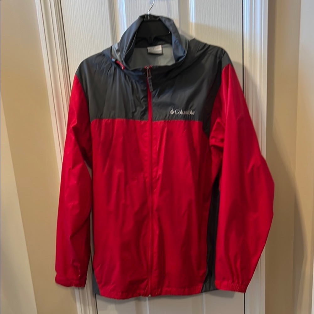 Columbia men’s Red and Gray Jacket